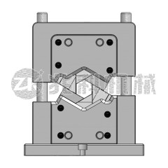导柱式六边形免换压接模具