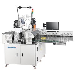 全自动端子压着插壳焊锡机