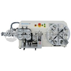 半自动计米裁线绕线机