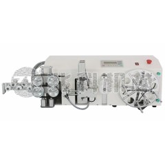 半自动计米裁线绕线机