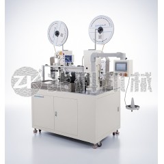 多芯线双头穿热缩管端子机