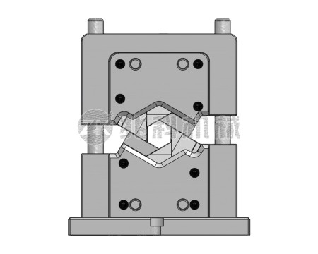 导柱式六边形免换压接模具