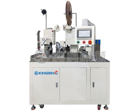 全自动双线并打沾锡端子机