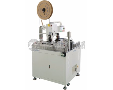 全自动扭线沾锡穿护套端子机