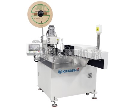 全自动双头点锡压端一体机