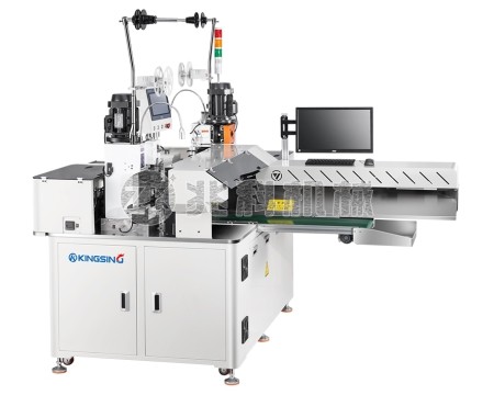 全自动端子压着插壳焊锡机