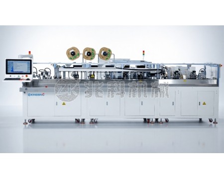 全自动五工位双头穿扁号码管端子机