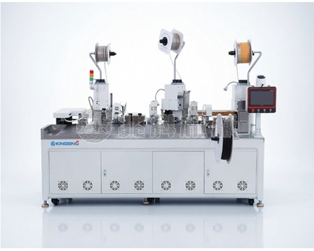 全自动双并线穿热缩管合压机